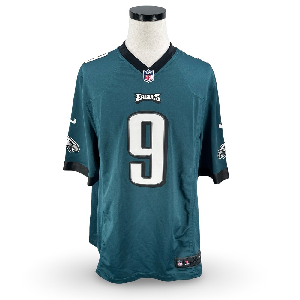Nike NFL Philadelphia Eagles Nick Foles 9 Jersey XL Midnight Green 472807-339